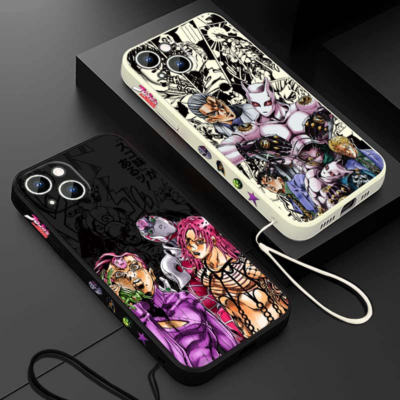 Phone Case Anime - アニメ「ジョジョの奇妙な冒険」悪役ディアボロ・ディオ Apple iPhone 17 16 15