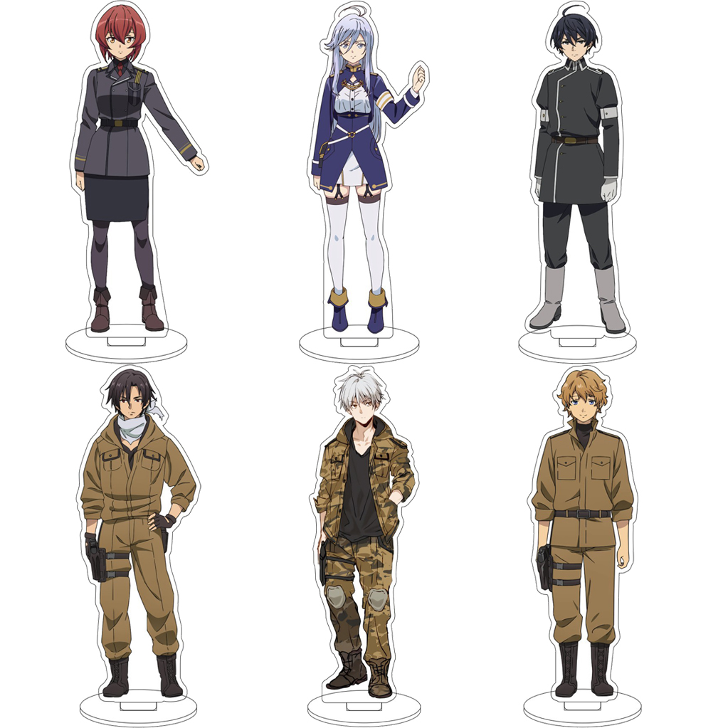 Anime Merchandise Toys - 16CMアニメ86エイティーシックス ‌ ヴラディレナ・ミリゼ・ノウゼン・シャイネイ・ガンスリンガー・クレナ・クキムラコス アクリルフィギュアスタンド ギフト装飾品