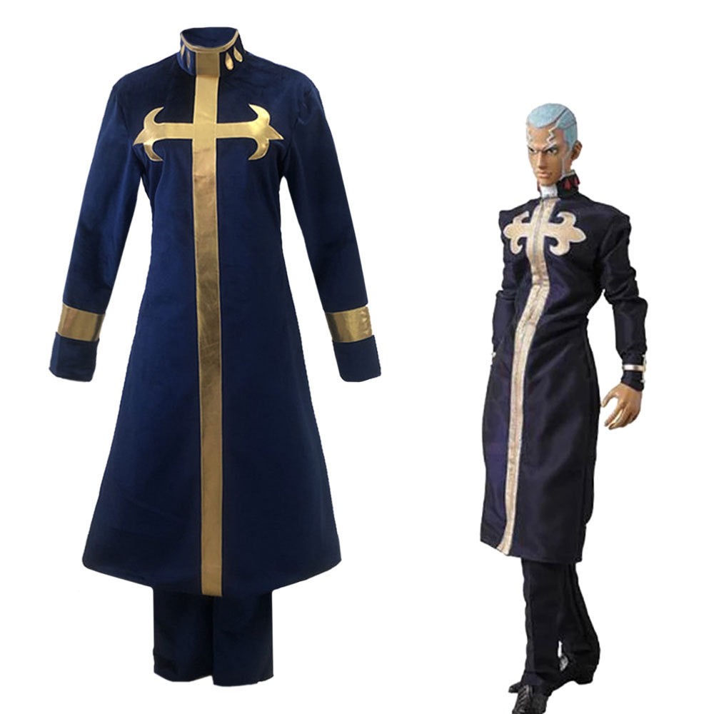 Anime Merchandise For Women - アニメ ジョジョの奇妙な冒険 エンリコ・プッチ コスプレコスチューム 大人男性用 シャツ