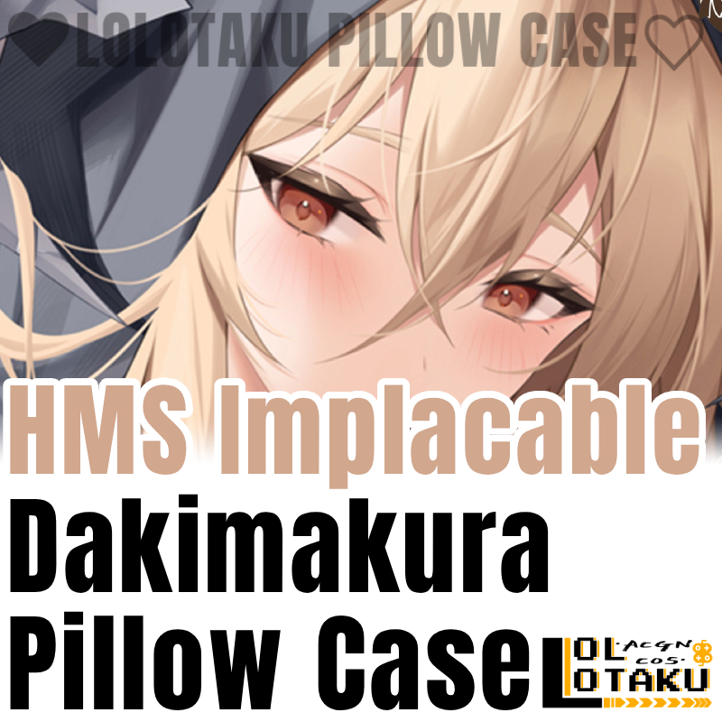 Body Pillow Cover - HMS Implacable Dakimakura アズールレーン枕カバー 抱き枕カバー クッションカバー