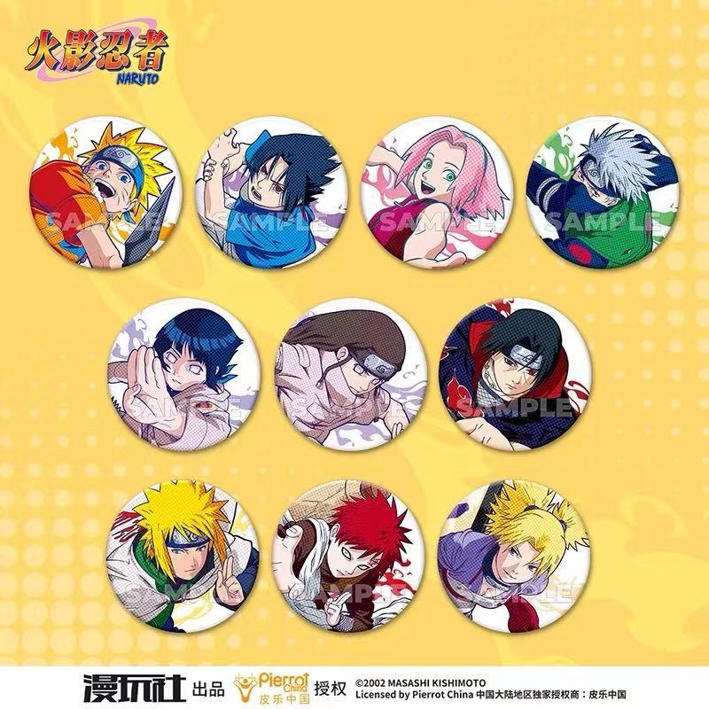 Anime Merchandise Naruto - オリジナル ナルト スポットシリーズ ブリキバッジ ピン ブラインドボックス