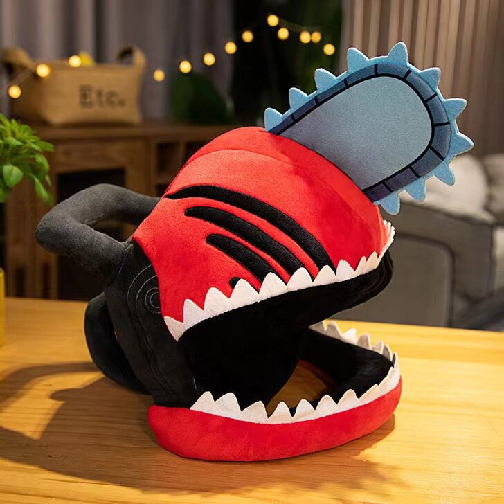 Anime Merchandise For Men - ポチタ チェーンソーマン アニメグッズ ヘッドギア 2Dぬいぐるみ チェーンソーマン