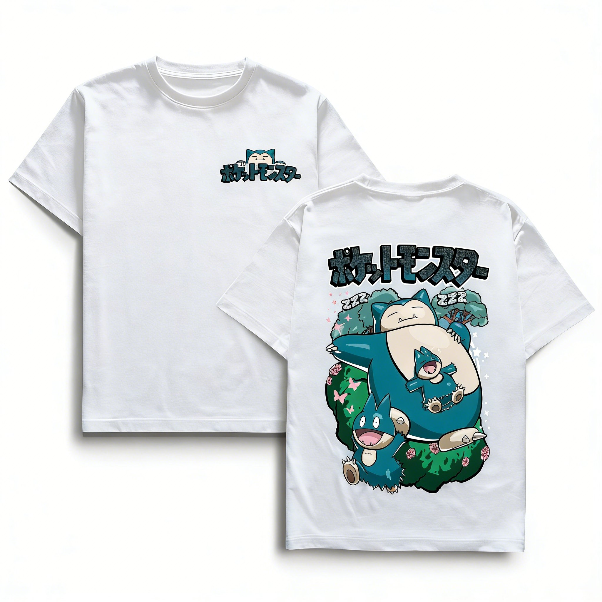 Anime Merchandise For Women - ポケモンアニメグラフィックTシャツ メンズ レディース 2026年夏 Y2K 半袖Tシャツ