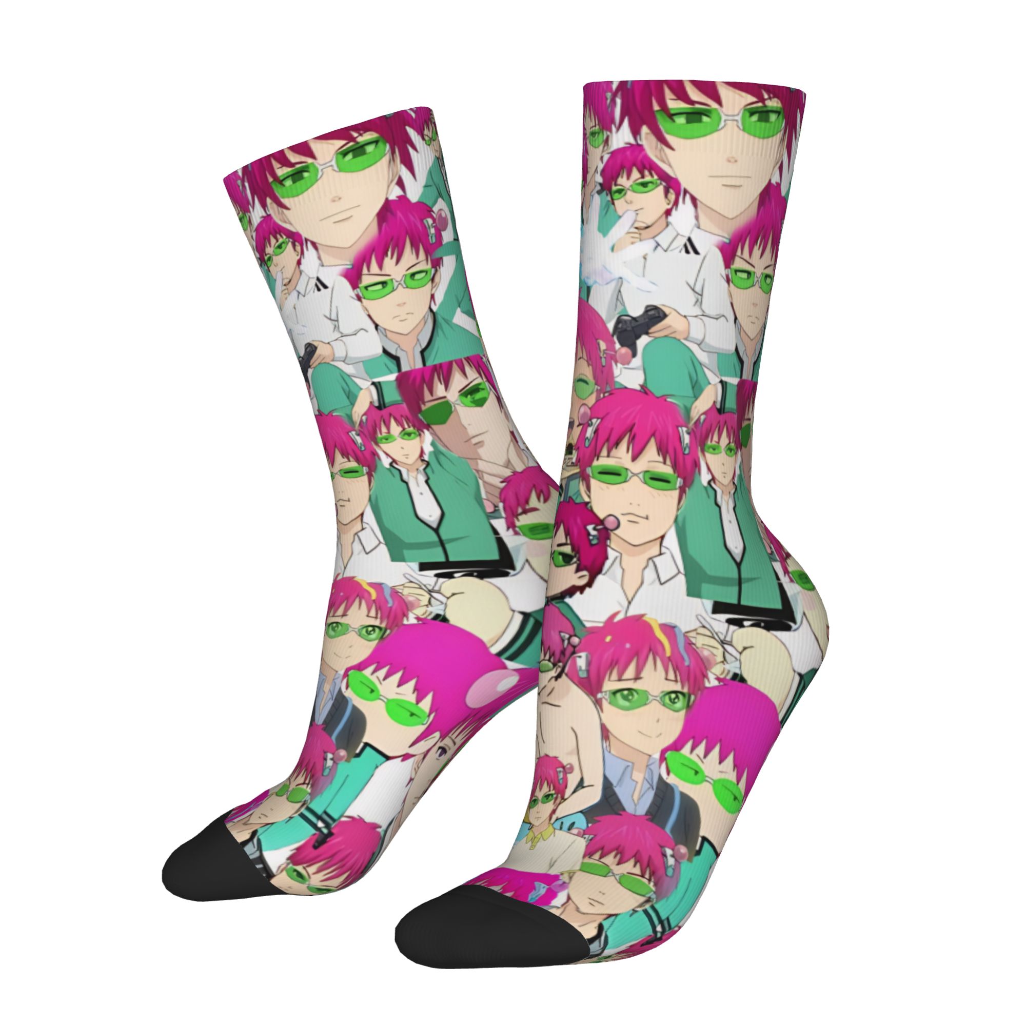 斬新なデザインのレディース・メンズソックス。サイキKのアニメ - Anime Merchandise For Men のレビューと価格