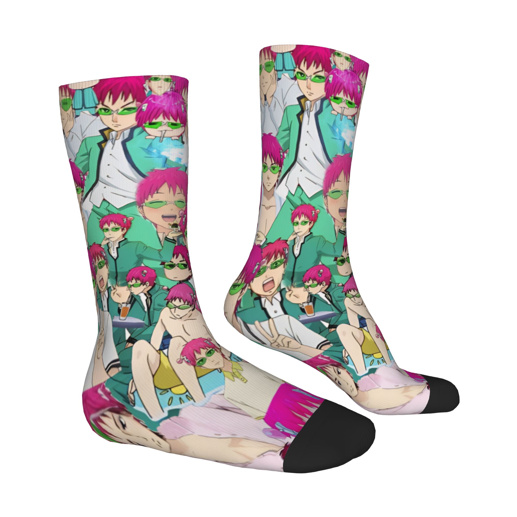 斬新なデザインのレディース・メンズソックス。サイキKのアニメ - Anime Merchandise For Men のレビューと価格