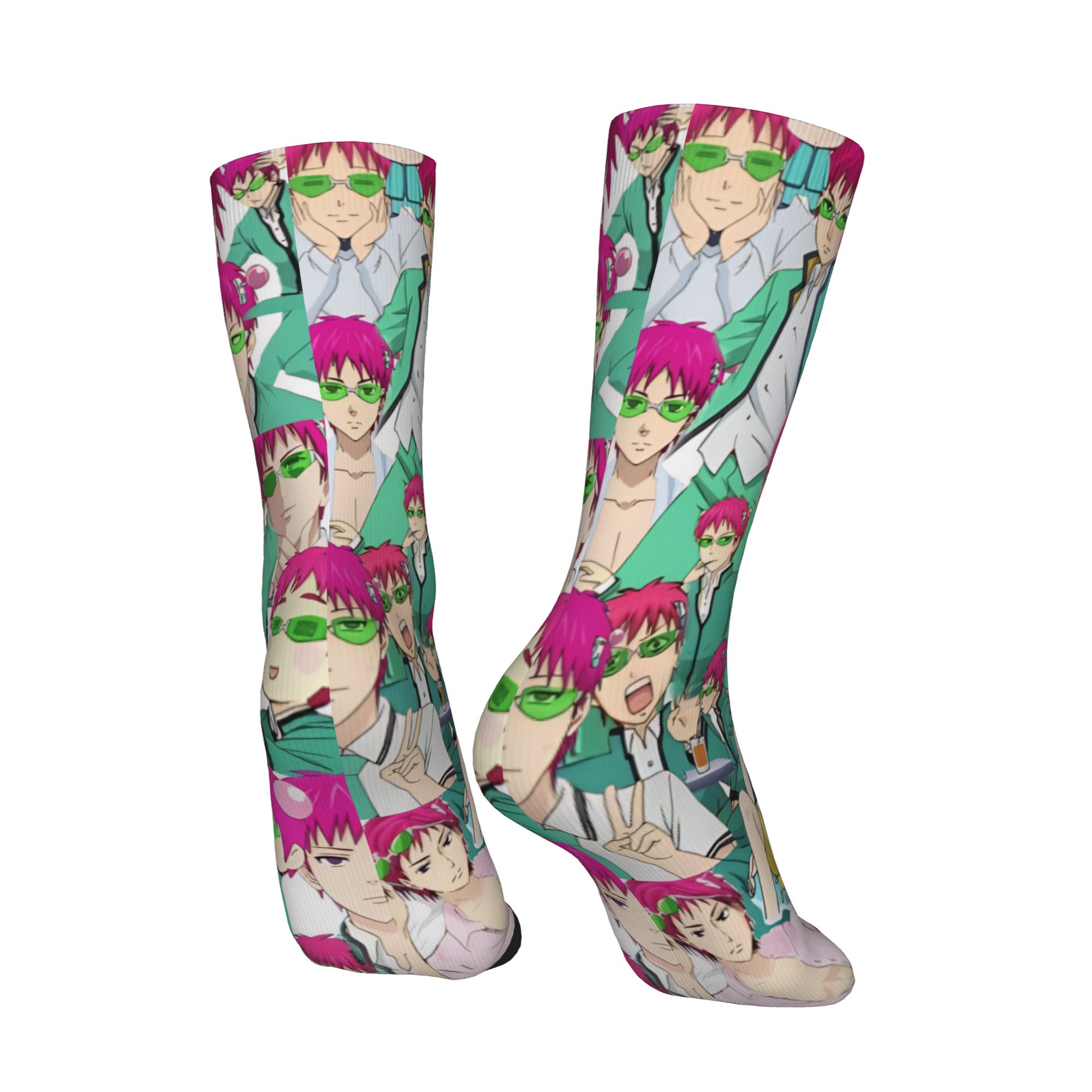斬新なデザインのレディース・メンズソックス。サイキKのアニメ - Anime Merchandise For Men のレビューと価格