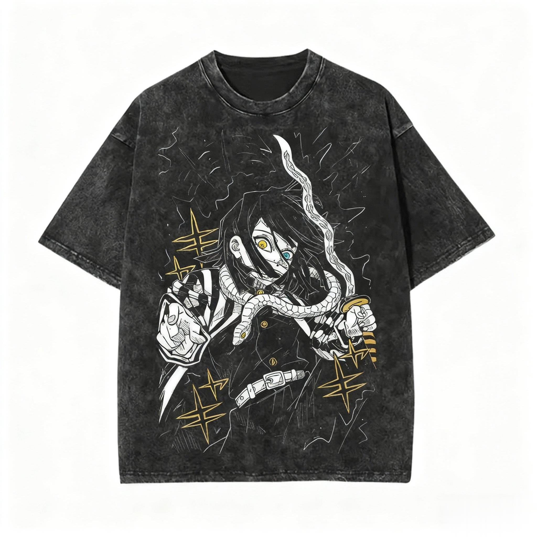 ストリートウェア 鬼滅の刃 ヴィンテージ ウォッシュド グラ - Anime Merchandise For Women のレビューと価格