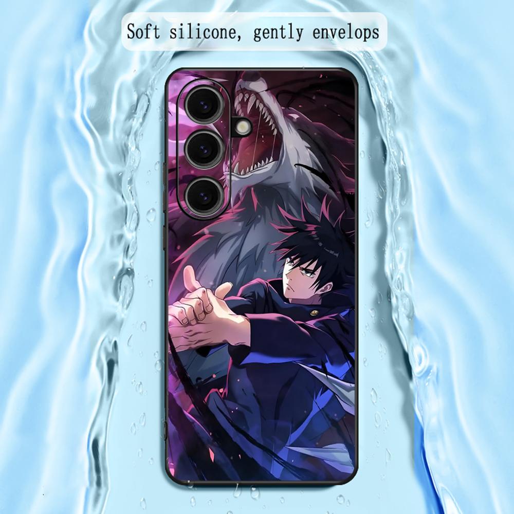 伏黒恵 ホットアニメポスター スマホケース Samsung  - Phone Case Anime のレビューと価格