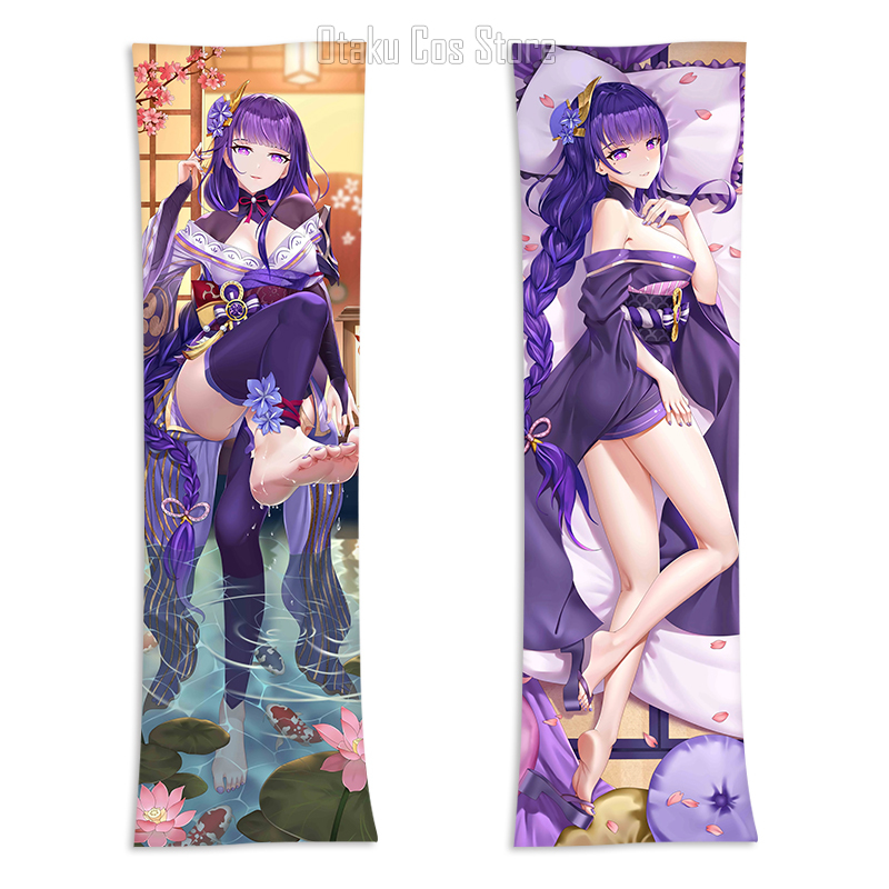 ゲーム抱き枕ケース原神インパクトアニメ雷電将軍バアルコスプレ - Body Pillow Cover のレビューと価格
