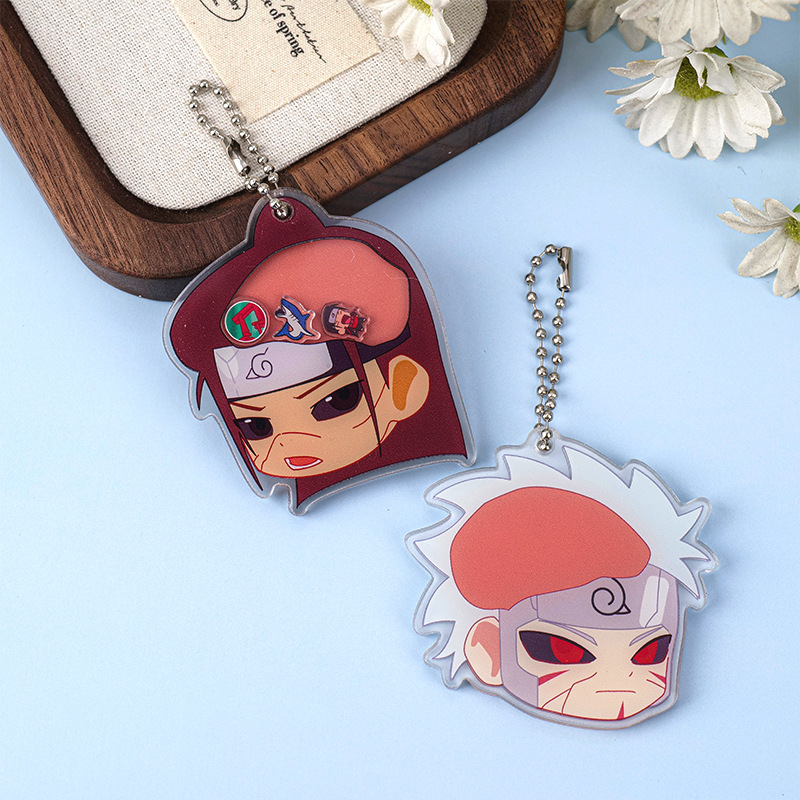 ナルトのアニメグッズ、アクリル製の揺れるキーホルダー。クリエ - Anime Merchandise Naruto のレビューと価格