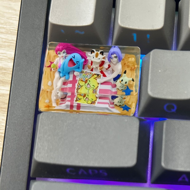ポケモン アニメ キーキャップ 1U 1.25U 1.5U  - Keycap Artisan Anime のレビューと価格