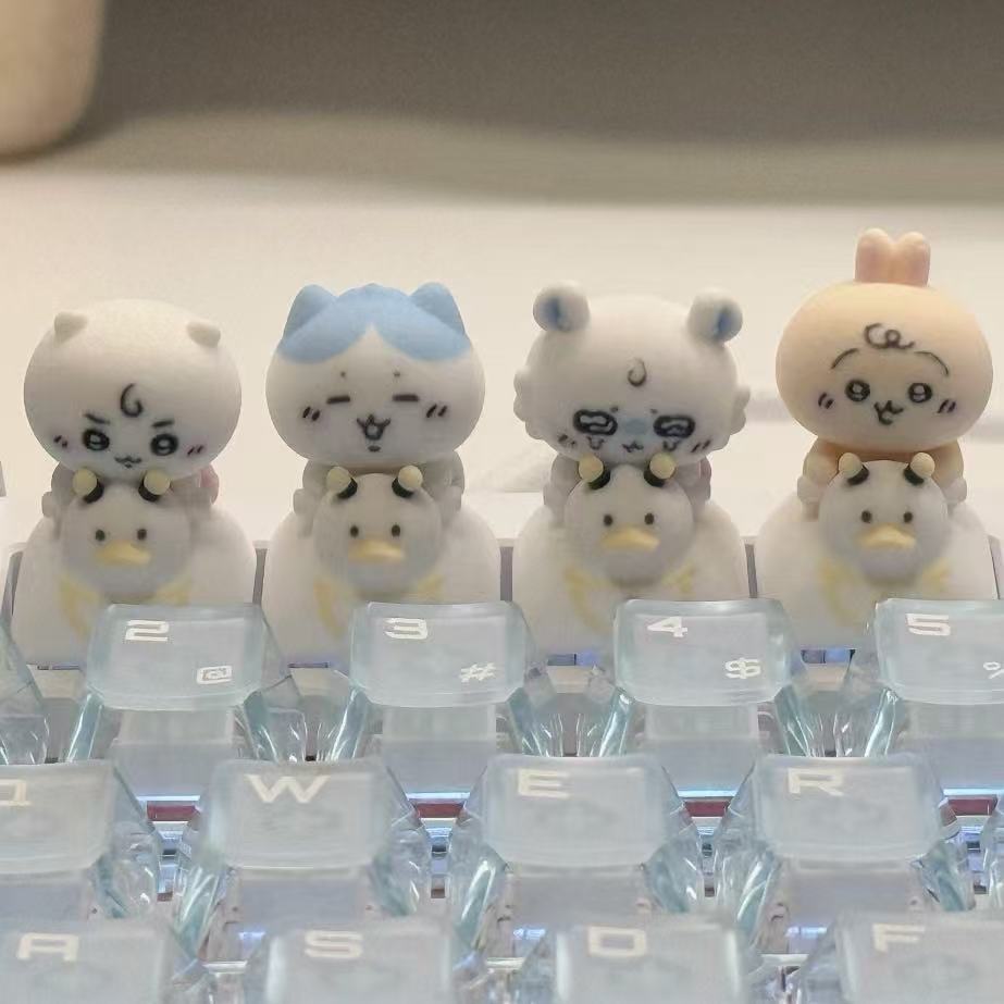 かわいいモモンガちいかわシリーズ Q バージョンキーキャップ - Keycap Artisan Anime のレビューと価格