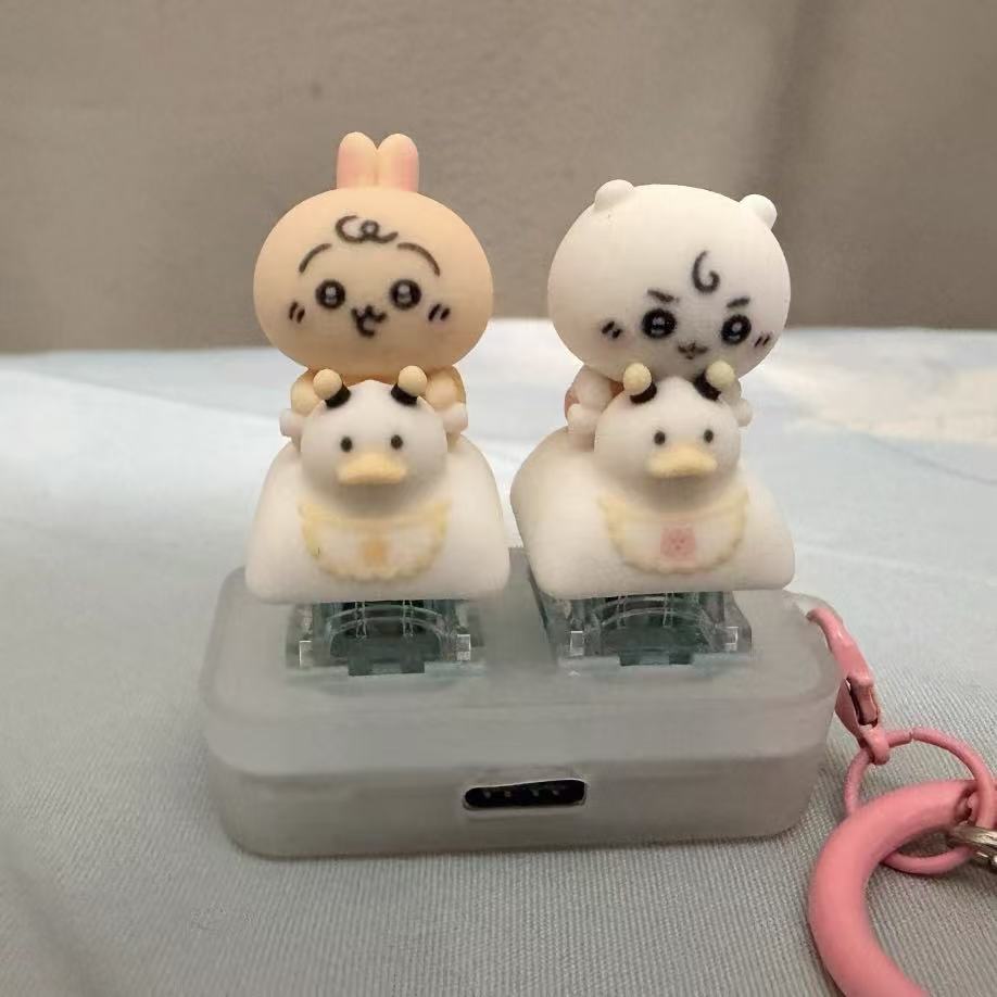 かわいいモモンガちいかわシリーズ Q バージョンキーキャップ - Keycap Artisan Anime のレビューと価格