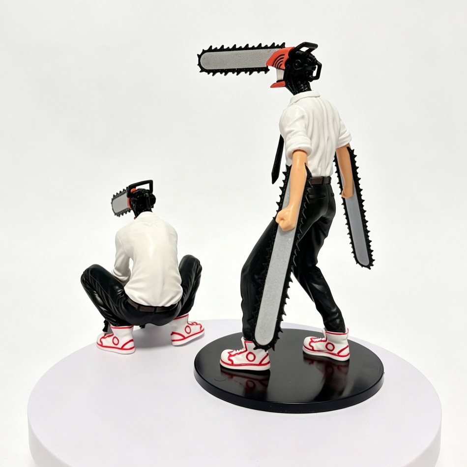 18cmのチェンソーマン・デンジのフィギュア。立ち姿としゃが - Anime Merchandise From Japan のレビューと価格