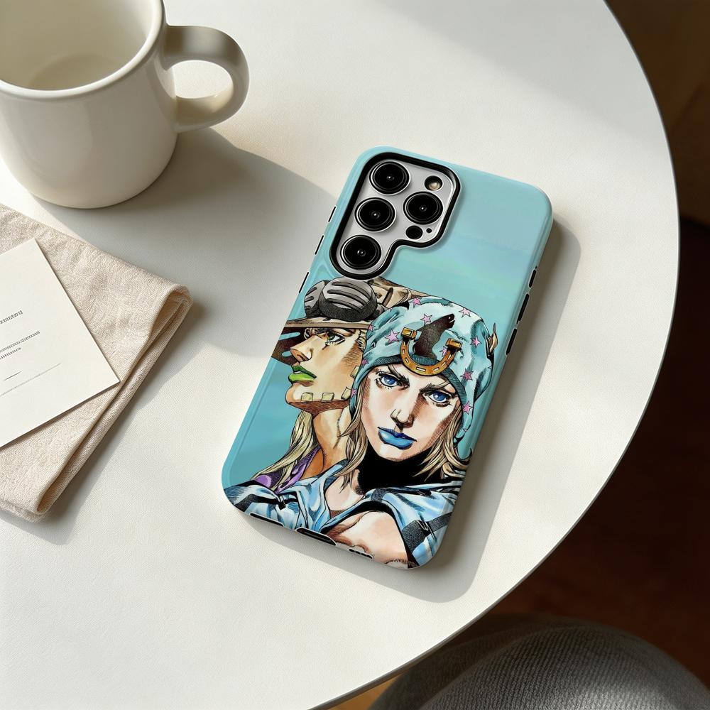 ホットクールアニメ J-JOJO スティールボールラン スマ - Phone Case Anime のレビューと価格