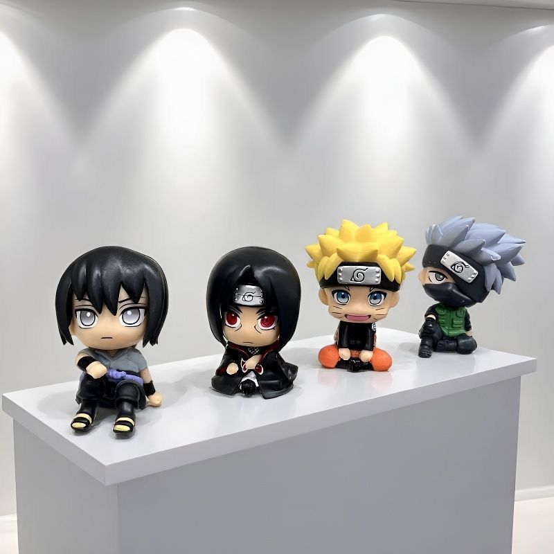 ナルト漫画かわいいフィギュアモデルカワイイ2Dちび人形車飾り - Anime Merchandise Naruto のレビューと価格