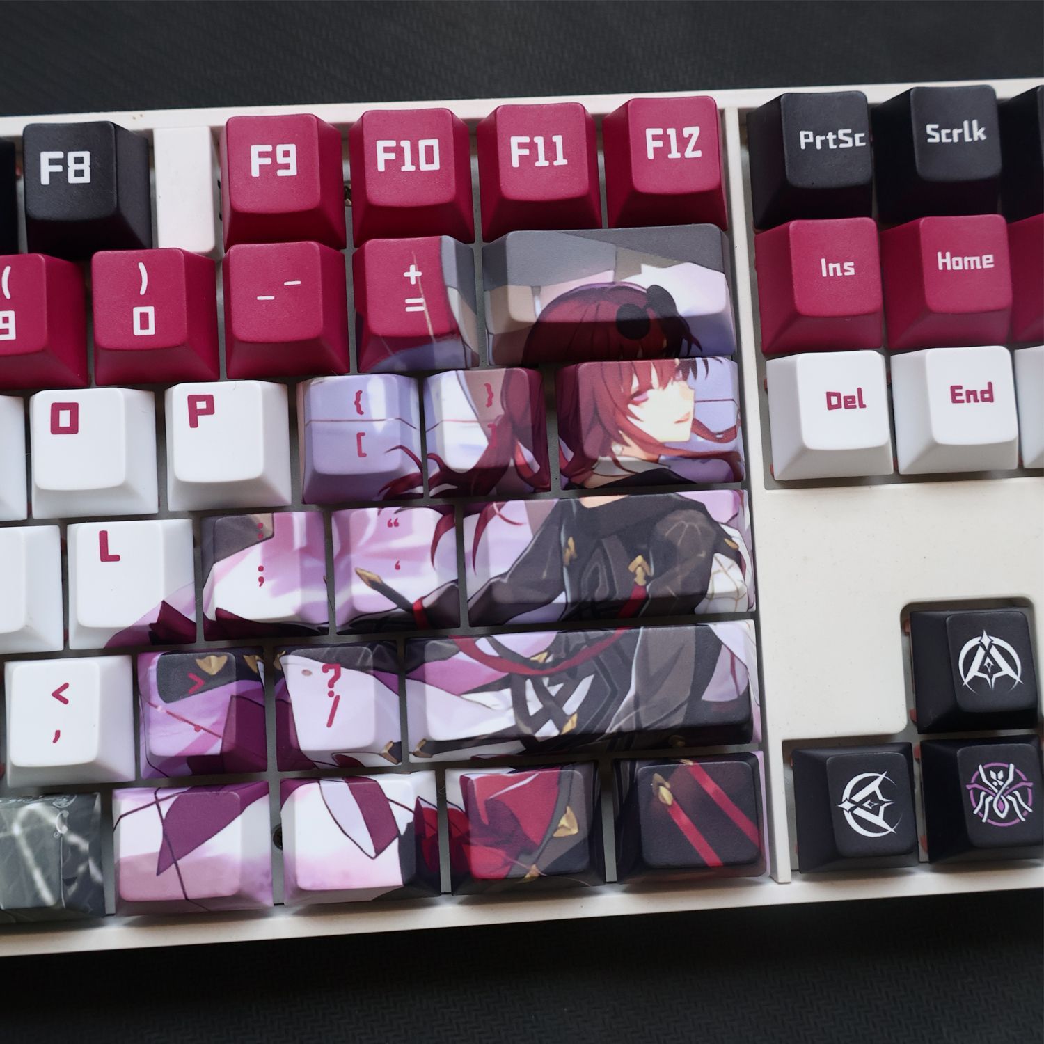 128 キー Honkai: スターレールカフカキーキャップ - Keycap Artisan Anime のレビューと価格