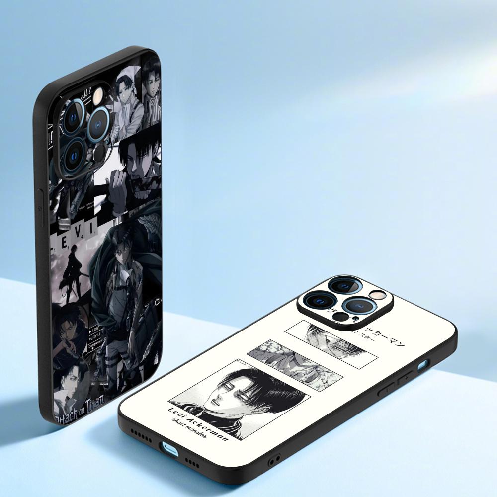 リヴァイ・アッカーマン クールなアニメ男性柄 iPhoneケ - Phone Case Anime のレビューと価格