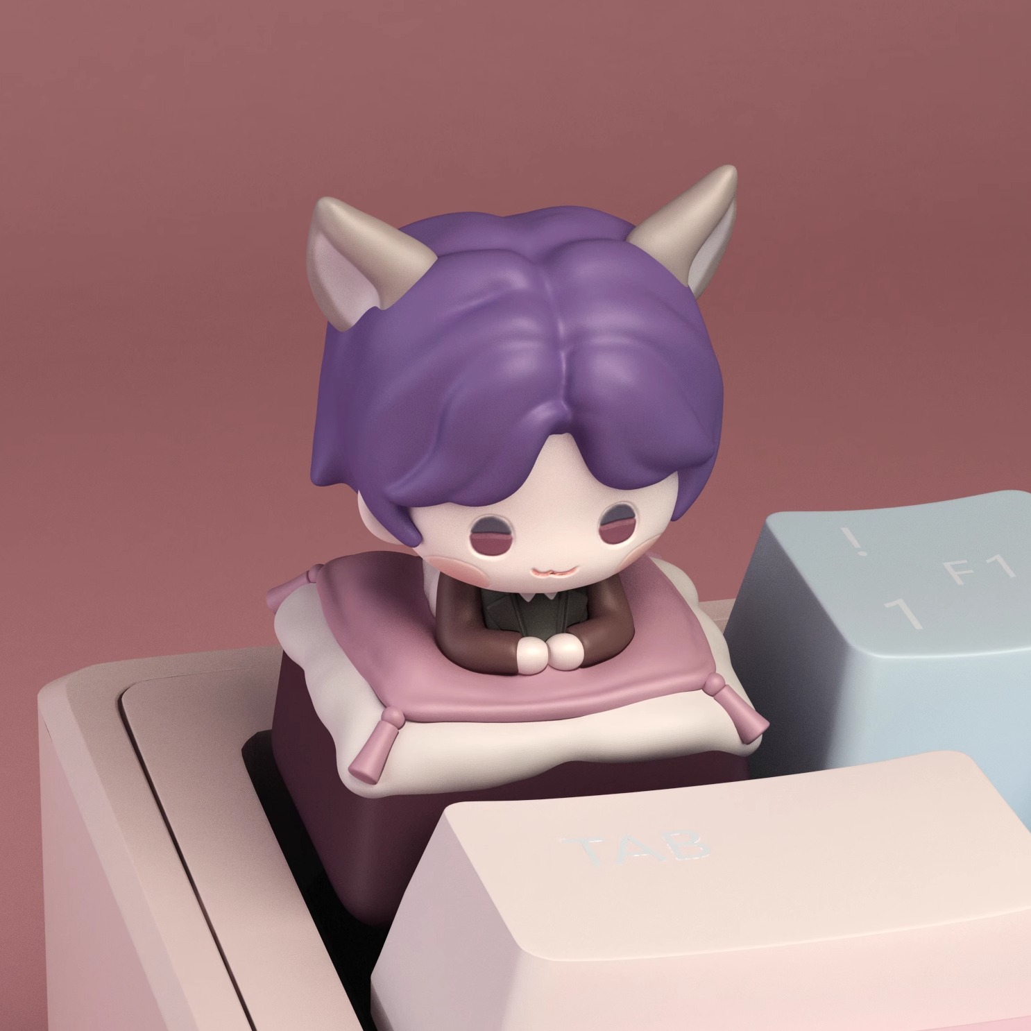 愛とディープスペースの職人技キーキャップ　秦楚旗裕星輝　可愛 - Keycap Artisan Anime のレビューと価格