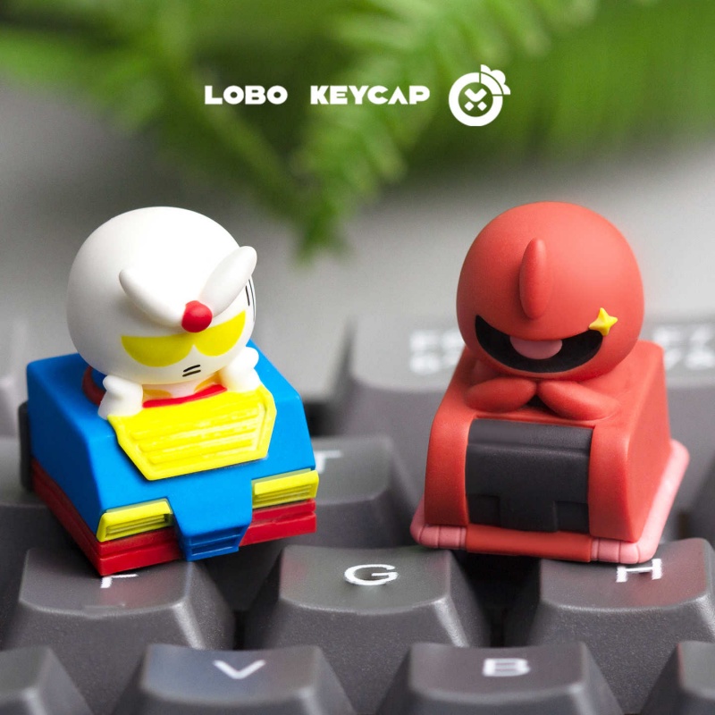LOBOちびガンダムザクアーティザンカスタム樹脂半透明キーキ - Keycap Artisan Anime のレビューと価格