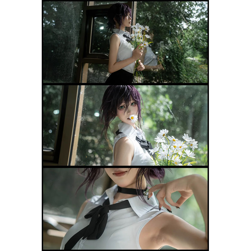 アニメレゼコスプレチェーンソーマンコスプレ衣装シャツショーツ - Anime Merchandise For Women のレビューと価格