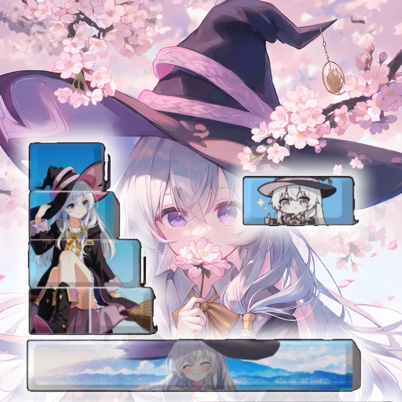 オリジナルエライナテーマアニメキーキャップメカニカルキーボー - Keycap Artisan Anime のレビューと価格