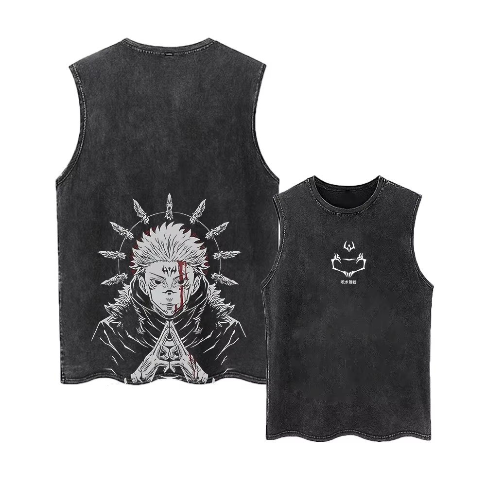 2026年呪術廻戦サマージムベストアニメタンクトップメンズレ - Anime Merchandise For Women のレビューと価格